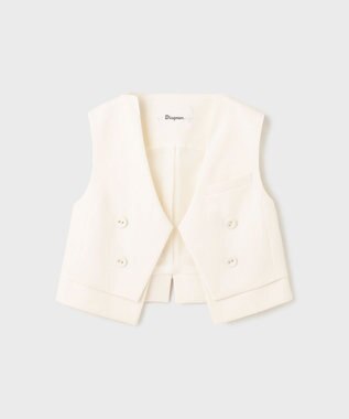 GRACE CONTINENTAL オックスショートジレ キナリ