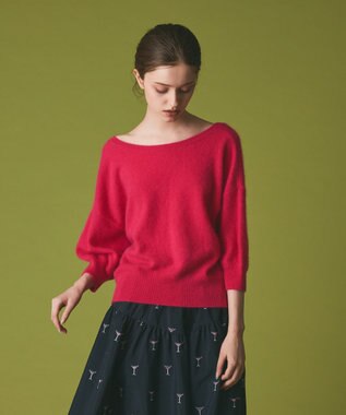 GRACE CONTINENTAL カシミヤファートップ