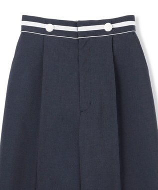 GRACE CONTINENTAL タックワイドパンツ ネイビー