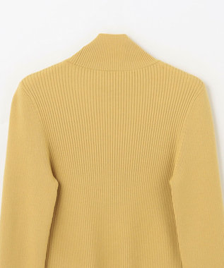 GRACE CONTINENTAL ビジューリブニットトップ イエロー