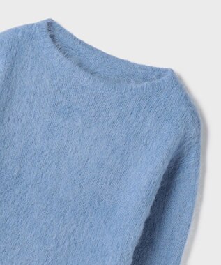 GRACE CONTINENTAL オーバーニットトップ ブルー