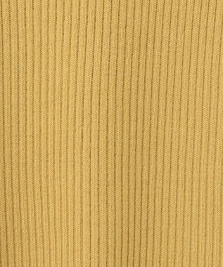 GRACE CONTINENTAL ビジューリブニットトップ イエロー