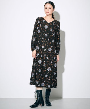 フラワー刺繍ワンピース Grace Continental Grace Continental グレースコンチネンタル 通販 フラワー刺繍ワンピース Grace Continental Grace Continental グレースコンチネンタル 通販