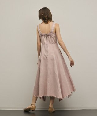 GRACE CONTINENTAL ハンカチーフヘムデニムワンピース ピンク