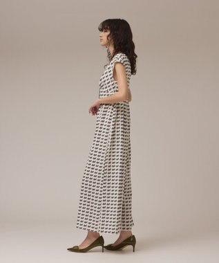 【美品】グレースクラス グレースコンチネンタル シルクプリントサロペット 花柄 trim_ofgrc_item5388fe8c95ed11e