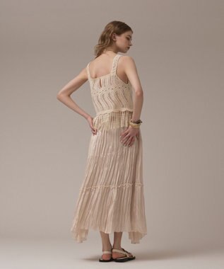 GRACE CONTINENTAL クロシェレースキャミ キナリ