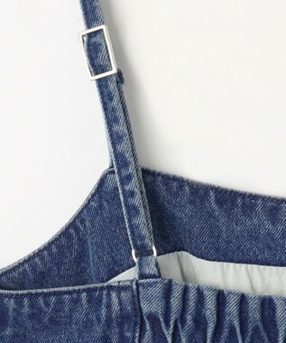 GRACE CONTINENTAL デニムサロペット インディゴ