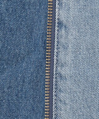 GRACE CONTINENTAL サイドジップデニムパンツ ブルー