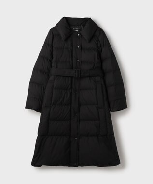 GRACE CONTINENTAL ファーカラーロングダウン ブラック