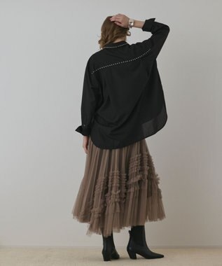 GRACE CONTINENTAL イレギュラ－チュ－ルスカート ベージュ