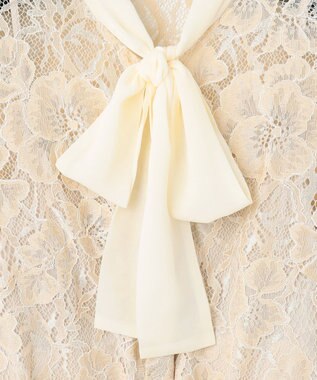 シフォンタイ付レースドレス / GRACE CONTINENTAL | GRACE CONTINENTAL 