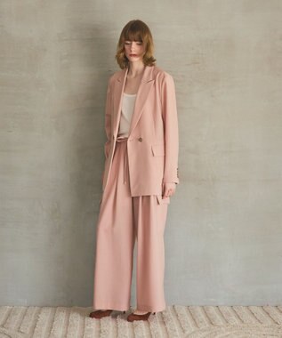 GRACE CONTINENTAL ワイドイージーカーゴパンツ ピンク