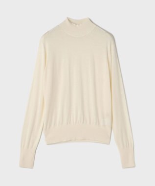 GRACE CONTINENTAL ウールシルクタートルトップ キナリ