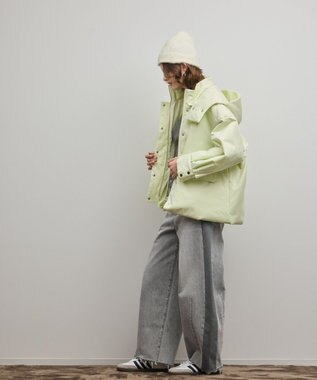 GRACE CONTINENTAL パディングマルチwayコート イエロー