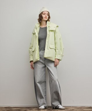 GRACE CONTINENTAL パディングマルチwayコート イエロー