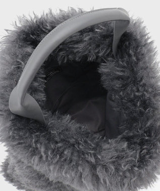 GRACE CONTINENTAL ファービッグトート チャコール