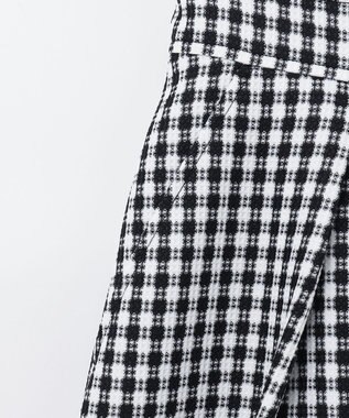 GRACE CONTINENTAL チェックジャンパースカート ブラック