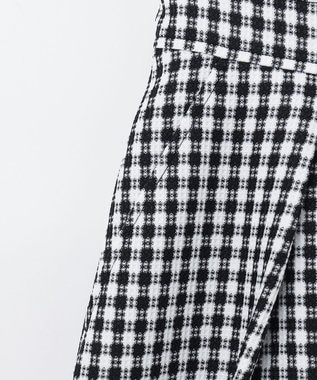 GRACE CONTINENTAL チェックジャンパースカート ブラック