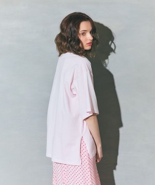 GRACE CONTINENTAL リゾートビーチTシャツ ピンク