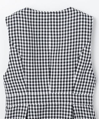 GRACE CONTINENTAL チェックジャンパースカート ブラック