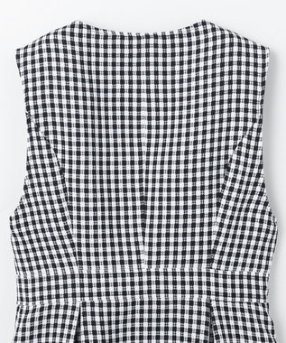 GRACE CONTINENTAL チェックジャンパースカート ブラック