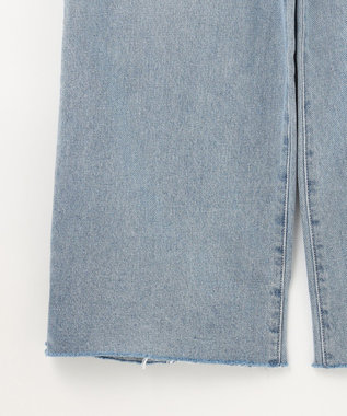 GRACE CONTINENTAL サイドジップデニムパンツ ブルー