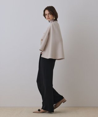 GRACE CONTINENTAL リバーケープジャケット ベージュ