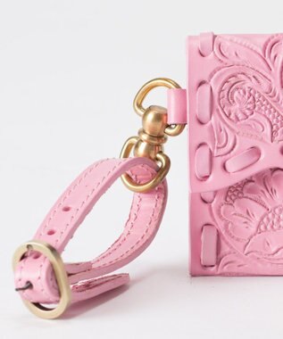 GRACE CONTINENTAL MSフラップカードホルダー ピンク