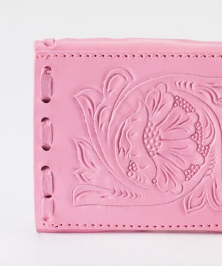 GRACE CONTINENTAL MSフラップカードホルダー ピンク