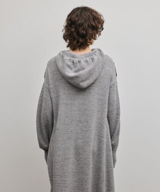 GRACE CONTINENTAL ケミカルレースニットワンピース グレー