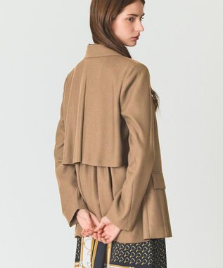 GRACE CONTINENTAL バックペプラムジャケット キャメル