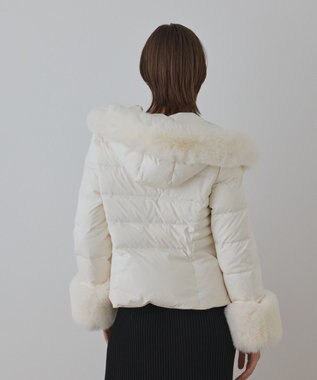 GRACE CONTINENTAL エコファーショートダウンジャケット キナリ