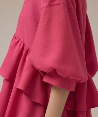 GRACE CONTINENTAL ティアードシャツチュニック ピンク
