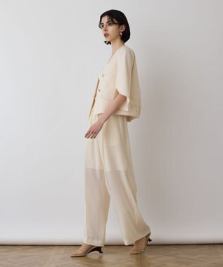 GRACE CONTINENTAL ラップスリーブジャケット キナリ