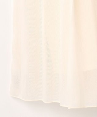 GRACE CONTINENTAL オーガンジープリーツスカート キナリ
