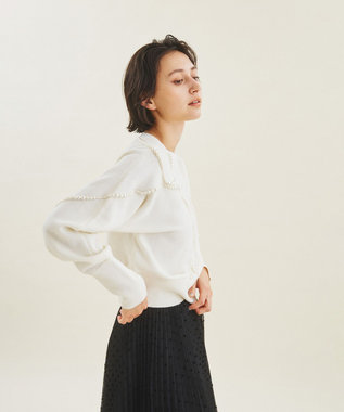 【超美品】グレースコンチネンタル　定価29700円　スタービジューパールニット 超美品】グレースコンチネンタル 定価29700円 スタービジュー