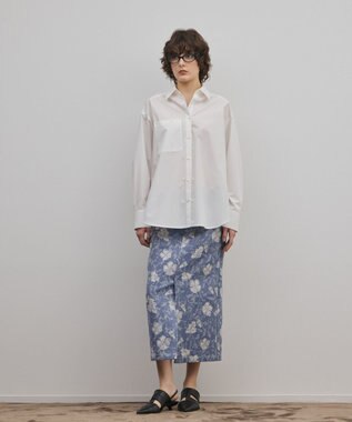 GRACE CONTINENTAL ボウタイマルチwayシャツ ホワイト