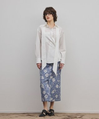 GRACE CONTINENTAL ボウタイマルチwayシャツ ホワイト