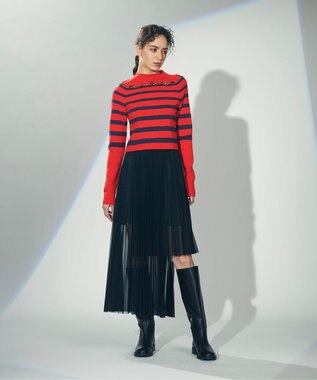 ビジューラインニットトップ / GRACE CONTINENTAL | GRACE ビジューラインニットトップ / GRACE CONTINENTAL | GRACE