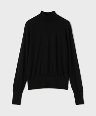 GRACE CONTINENTAL ウールシルクタートルトップ ブラック