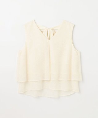 【グレースコンチネンタル】シフォンカットジャガードトップ シフォンカットジャガードトップ / GRACE CONTINENTAL | GRACE