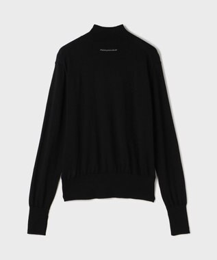 GRACE CONTINENTAL ウールシルクタートルトップ ブラック