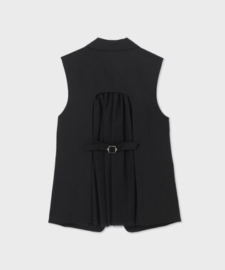 GRACE CONTINENTAL バックチュールジレ ブラック