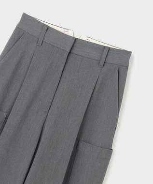 GRACE CONTINENTAL ワイドワークパンツ グレー