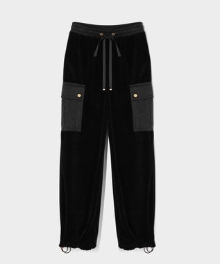 GRACE CONTINENTAL トリアセベロアパンツ ブラック