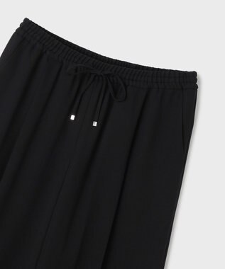 GRACE CONTINENTAL ソフトファイユパンツ ブラック