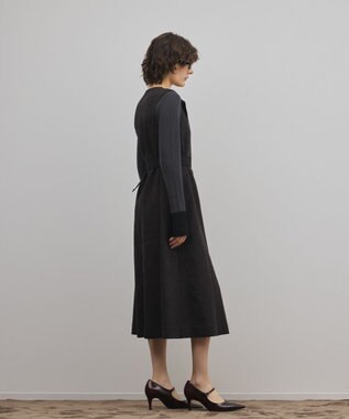 GRACE CONTINENTAL ツイーディジャンパースカート ブラック