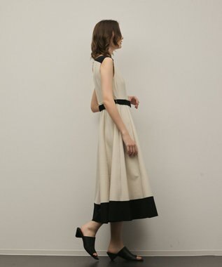 GRACE CONTINENTAL ジャージワンピース ベージュ