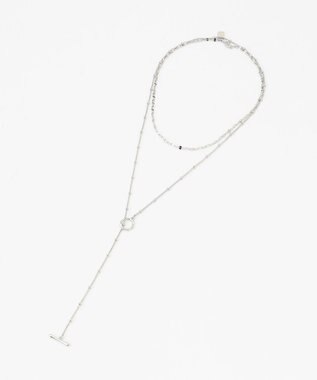 GRACE CONTINENTAL レイヤードデザインネックレス シルバー