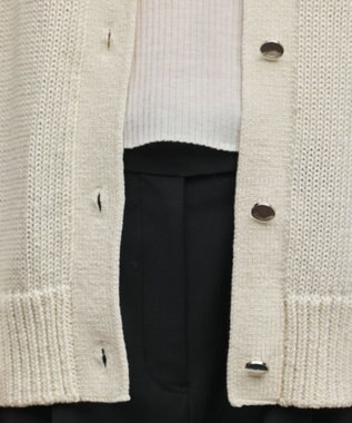 GRACE CONTINENTAL バイカラーリブニットトップ キナリ